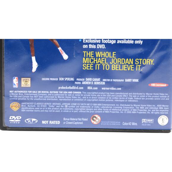 Hardwood Classics Michael Jordan - Come Fly With Me DVD Chicago Bulls - Picture 5 of 8